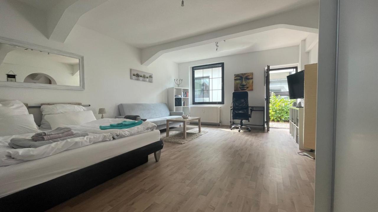 杜伊斯堡Oase Im Gruenen Hinterhof, Eg, Ruhe, Terrasse, Carport, Free Paytv, Kaffee&Tee, Fahrraeder公寓 外观 照片