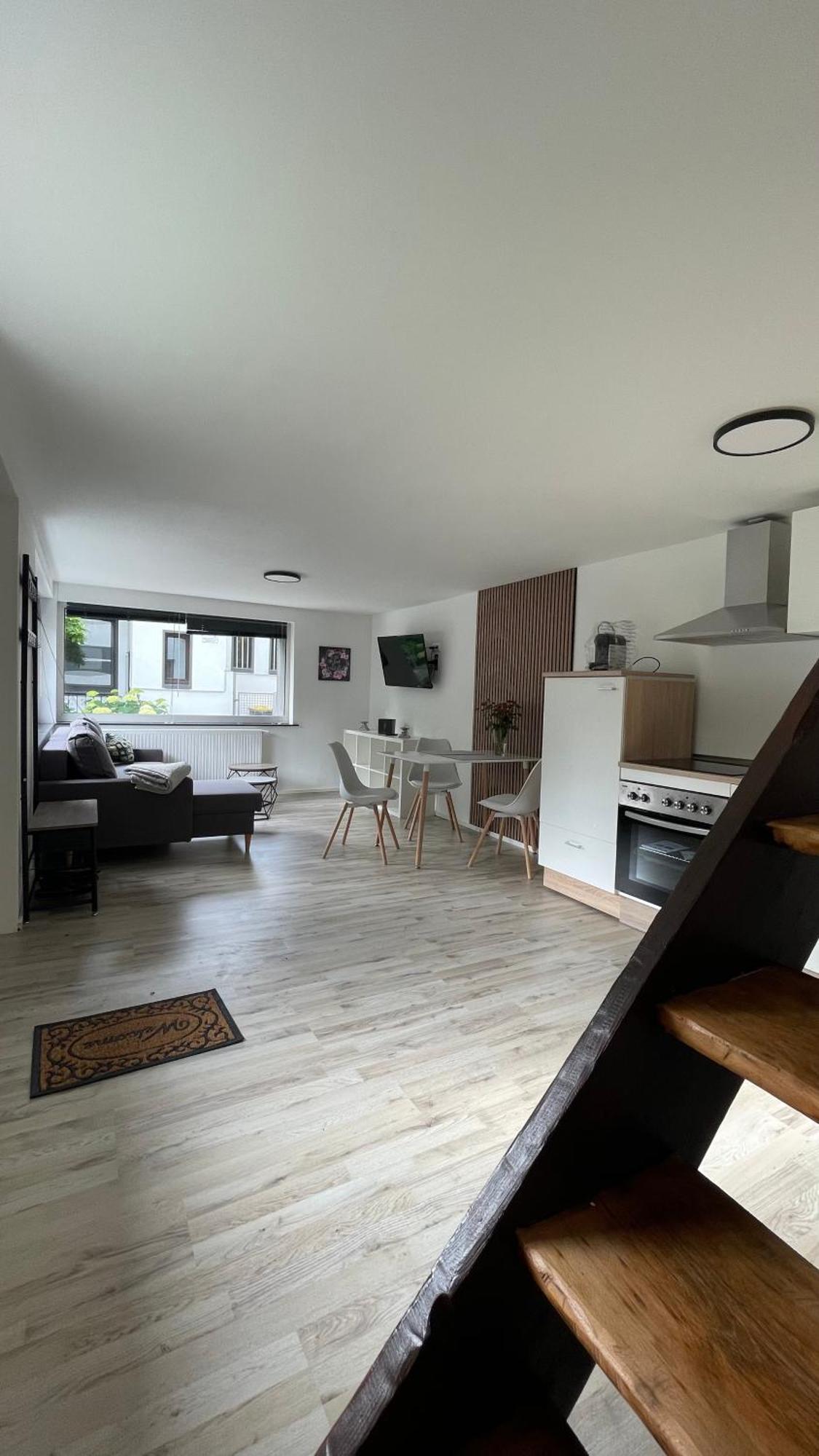 杜伊斯堡Oase Im Gruenen Hinterhof, Eg, Ruhe, Terrasse, Carport, Free Paytv, Kaffee&Tee, Fahrraeder公寓 外观 照片